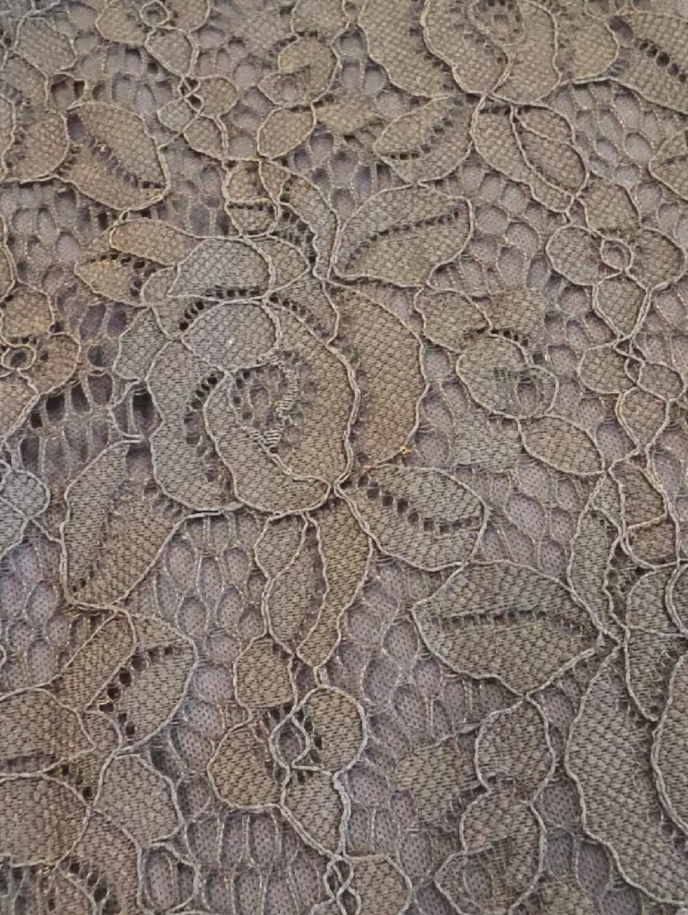 High Neck Floral Lace Top - Navy - Picture 4 of 10